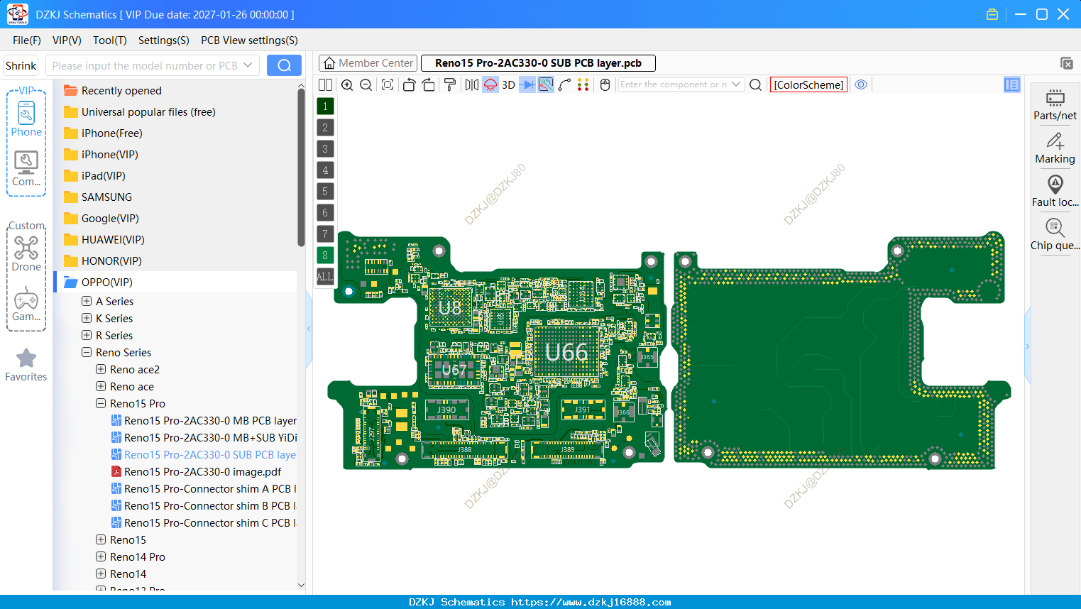 OPPO Reno15 Pro-2AC330-0 SUB PCB Layer
